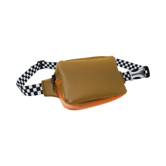 Brown + Orange Fanny Pack