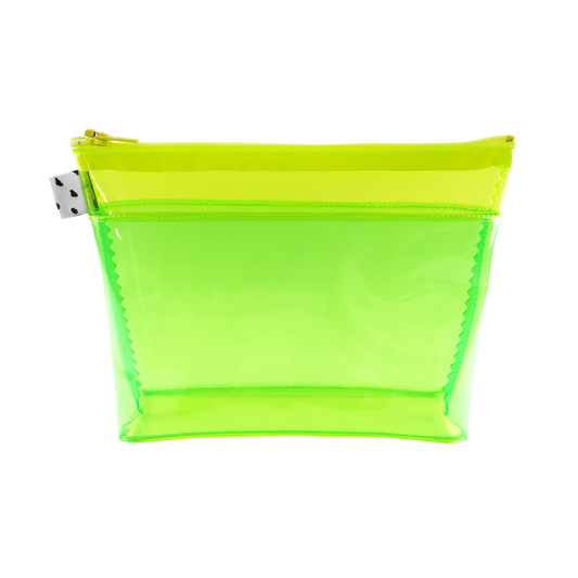 Yellow + Green Jelly Cosmetic Bag