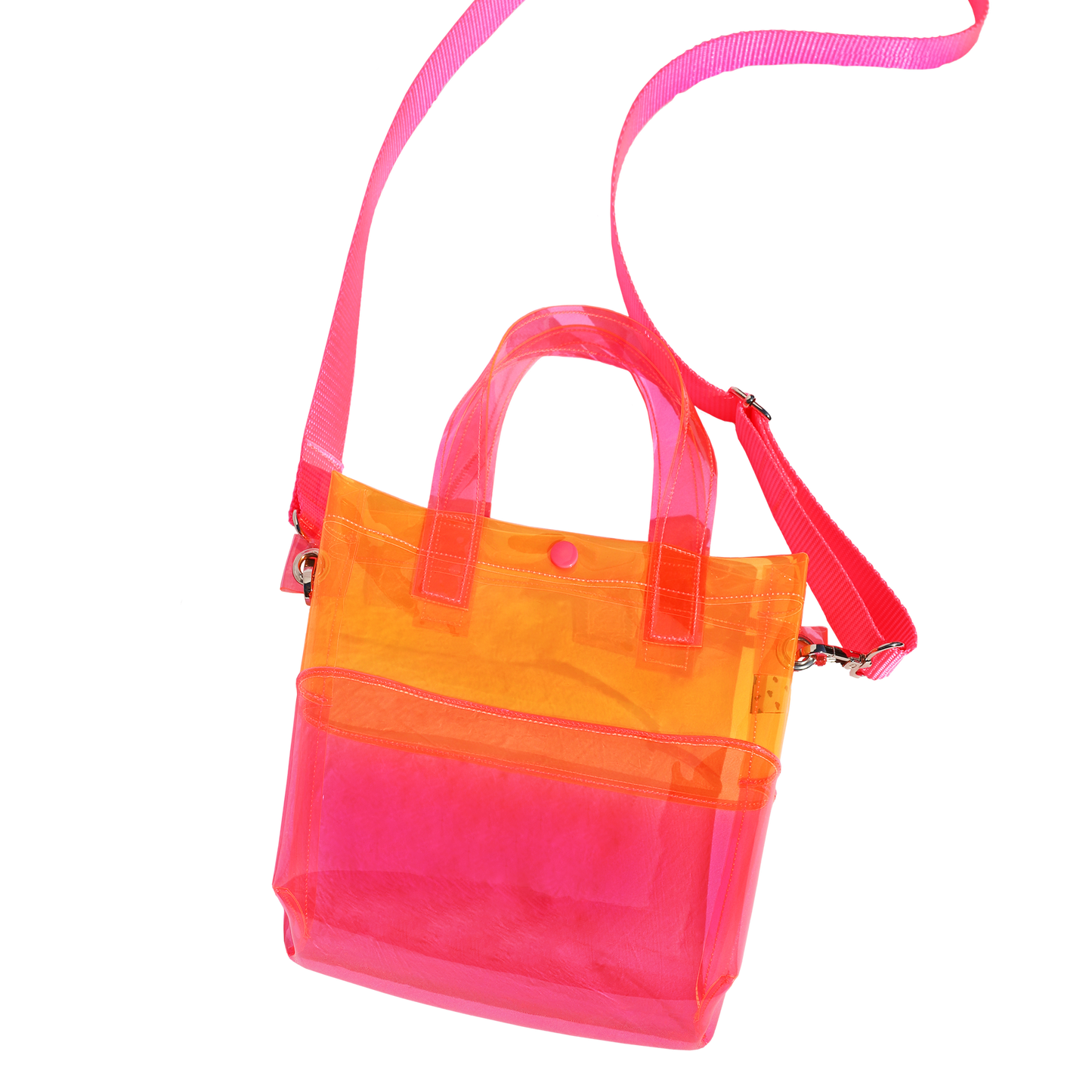 Pink + Orange Handle Bag