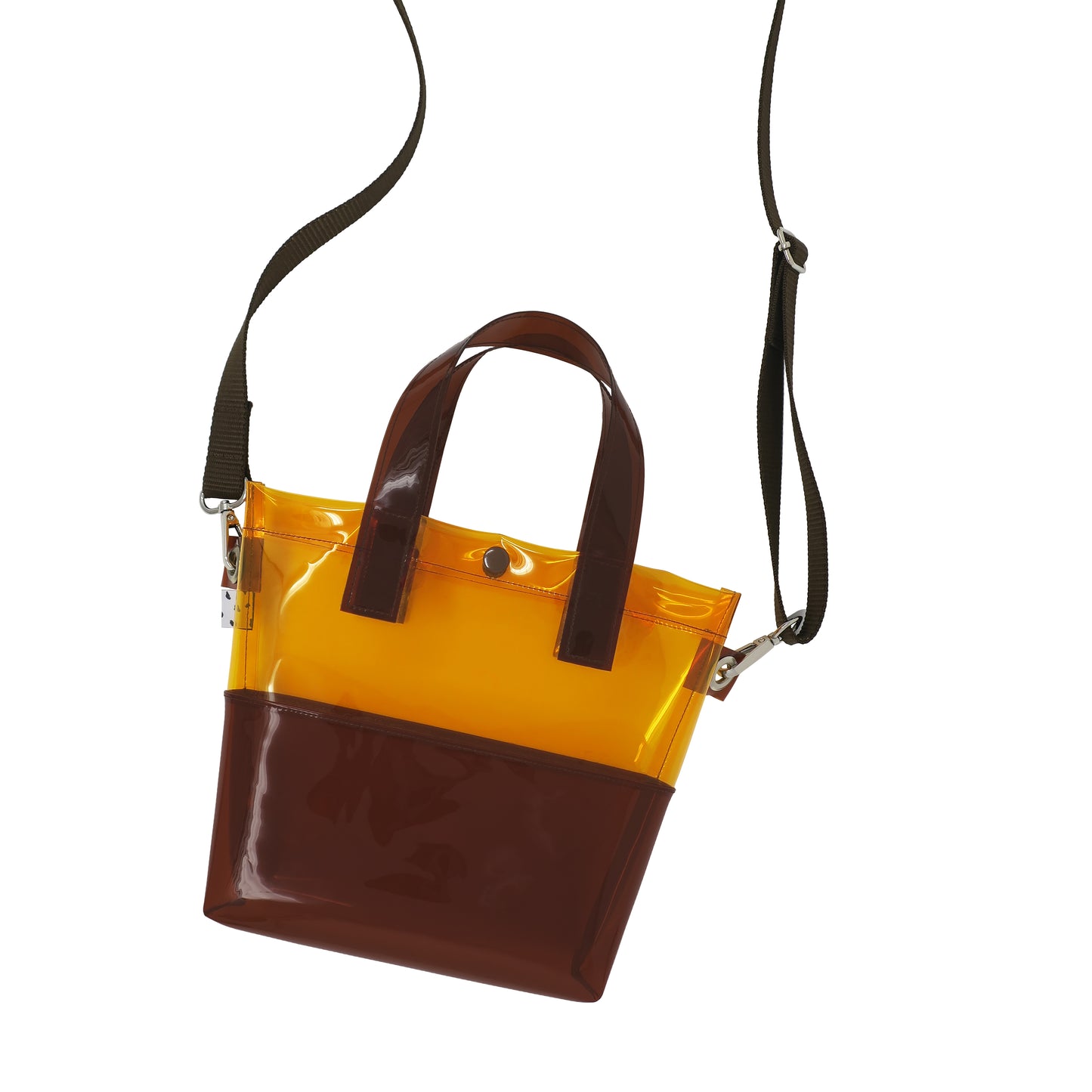 Amber + Brown Handle Bag