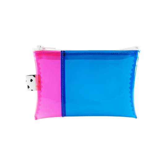 Pink + Blue Jelly Wallet