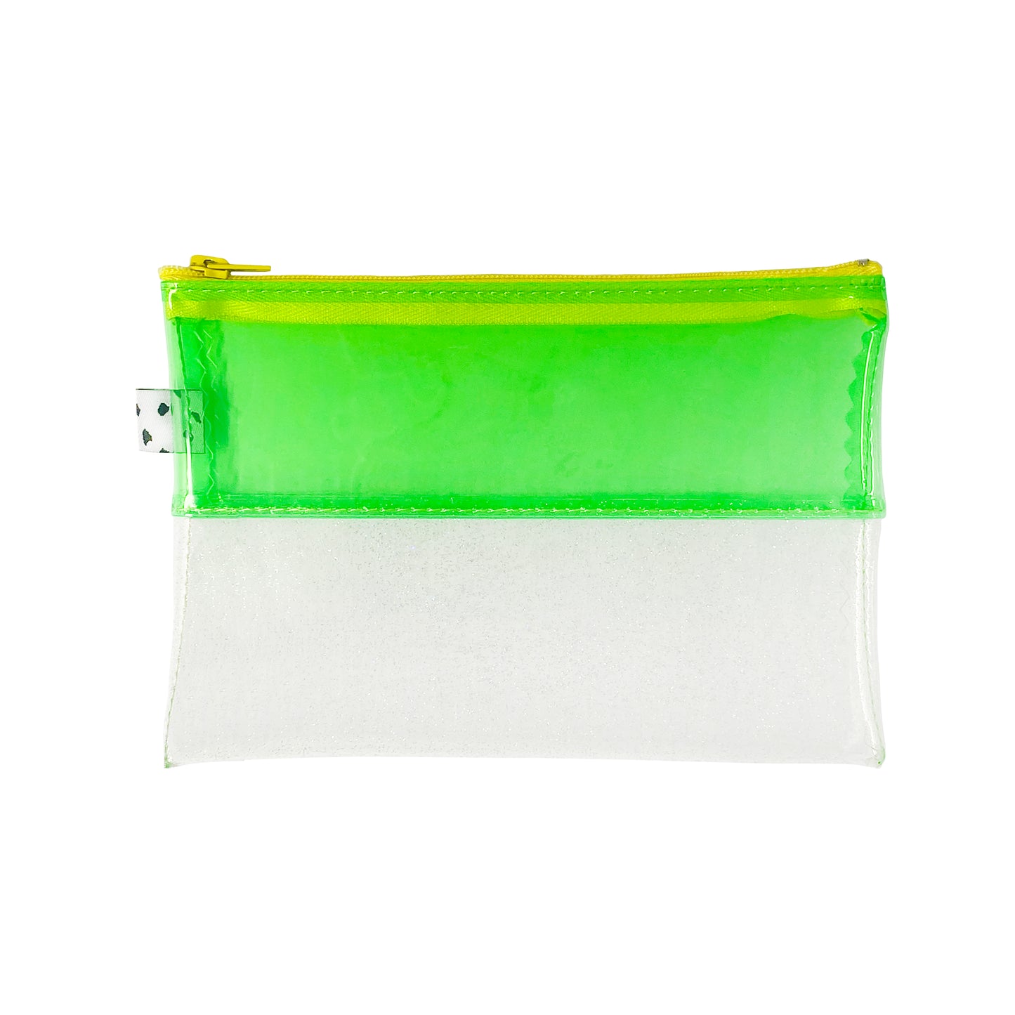 Green + Glitter Jelly Pouch