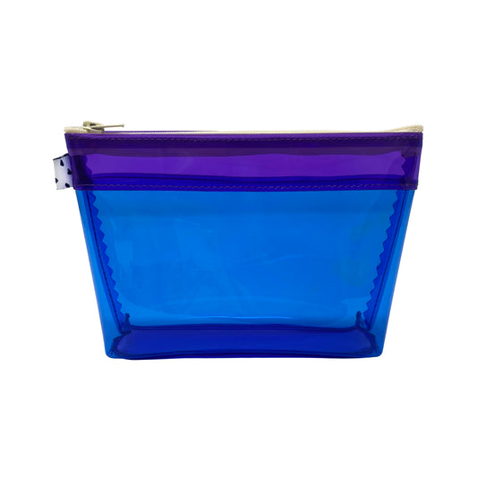 Purple + Blue Jelly Cosmetic Bag