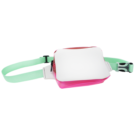 White + Pink Fanny Pack