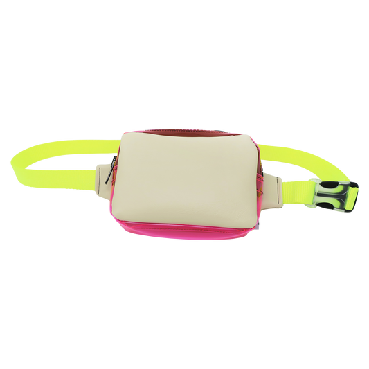 Cream + Pink Fanny Pack
