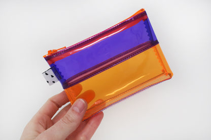 Purple + Orange Mini Jelly Pouch