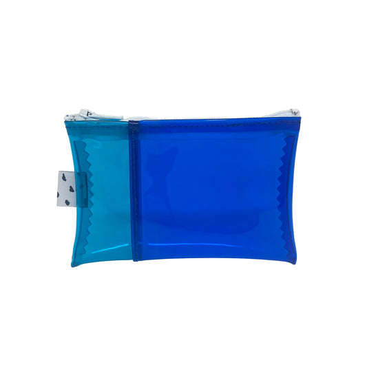 Teal + Blue Jelly Wallet