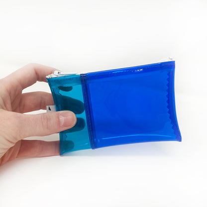 Teal + Blue Jelly Wallet