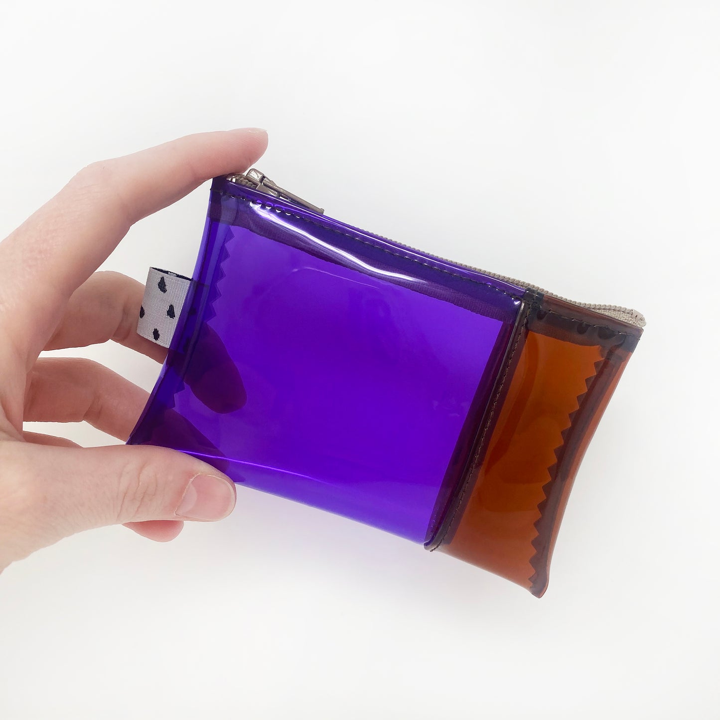 Purple + Brown Jelly Wallet
