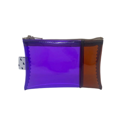 Purple + Brown Jelly Wallet