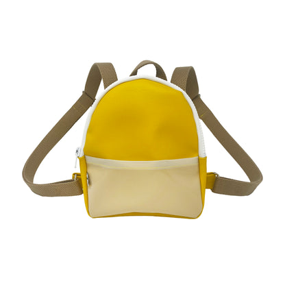 Yellow + White Mini Backpack