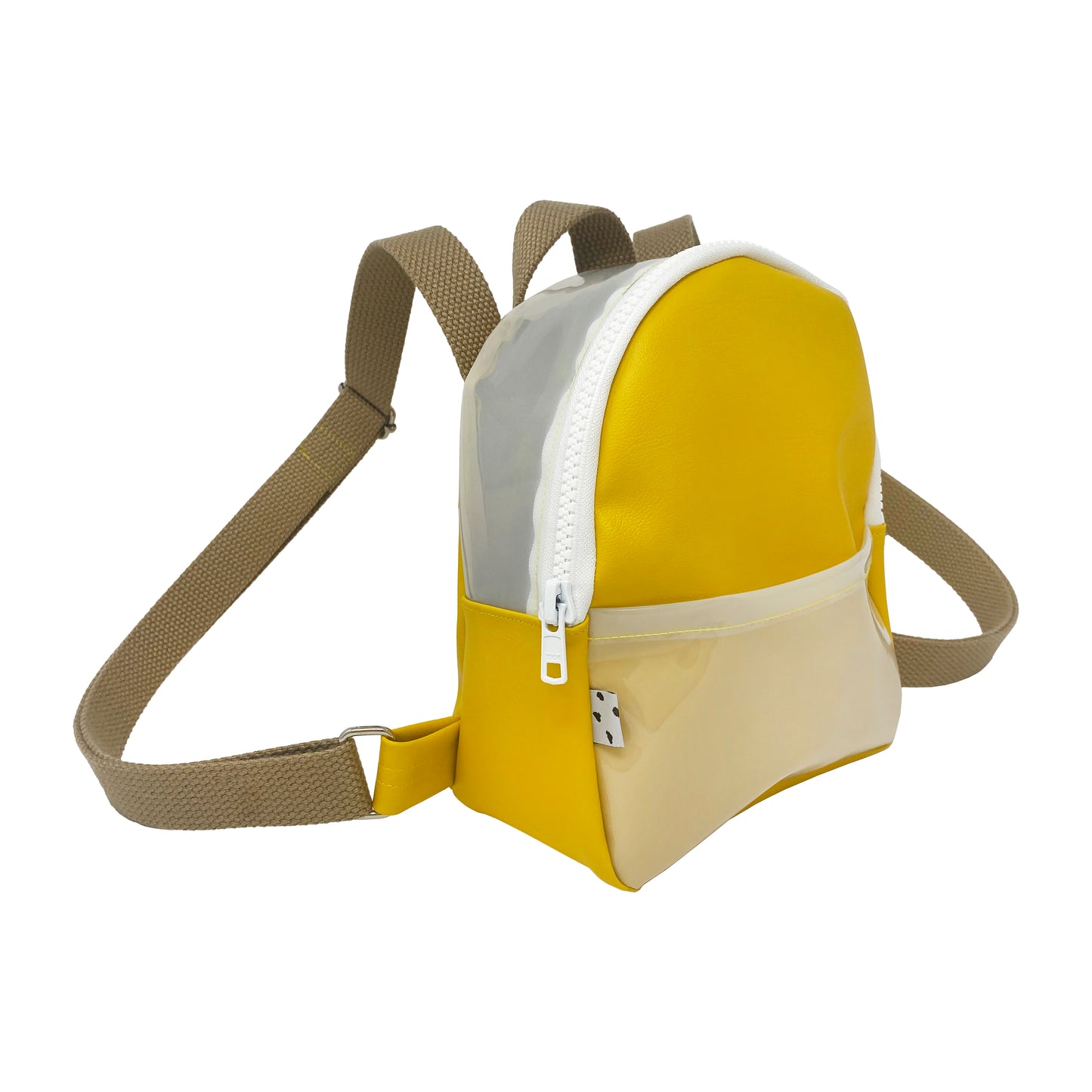 Yellow + White Mini Backpack