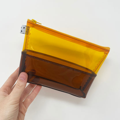 Amber + Brown Jelly Cosmetic Bag