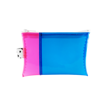 Pink + Blue Jelly Wallet