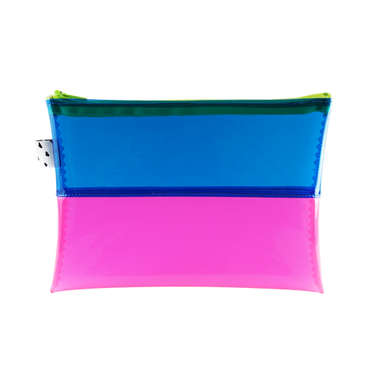 Blue + Pink Jelly Pouch