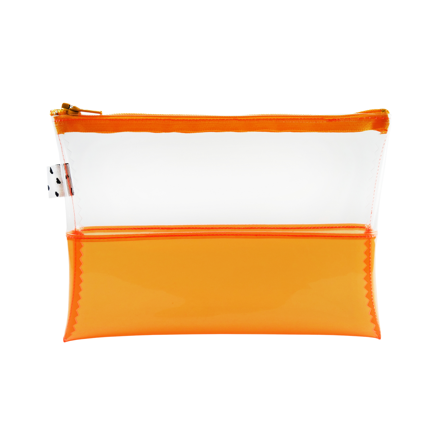 Clear + Orange Jelly Pouch